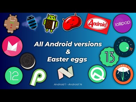 Android Versions and all Easter Eggs | Android 1 to Android 14 | 2024