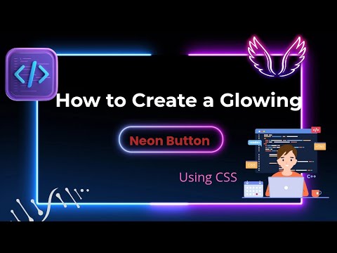 Glowing Neon Button Using HTML & CSS | Cool UI Effect for Beginners