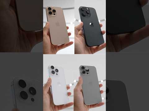 iPhone 16 Pro Color Comparison