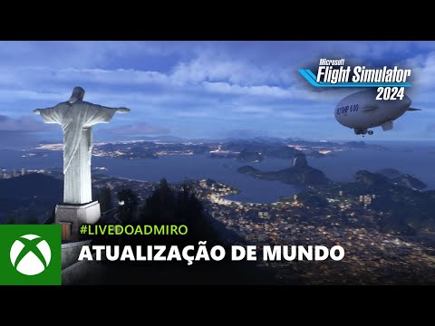 Live de ATUALIZAÇÃO do MICROSOFT FLIGHT SIMULATOR 2024 | DISPONÍVEL no GAME PASS