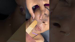 Upper lips wax #upperlipswax #shorts