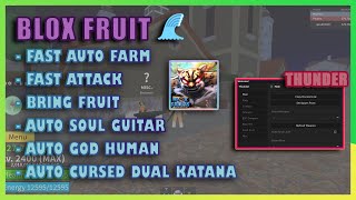 Roblox : Blox Fruit Script Auto God Human, Safe Auto Farm, Instant Raid & INF Ability! LAZIUM HUB!
