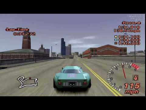 Gran Turismo 2 A-Spec: Super-2 (S-2) License @ Seattle Circuit Full Course Reverse