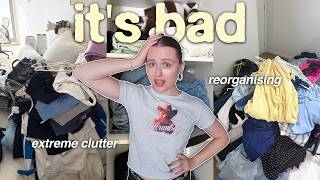 decluttering & reorganising my ENTIRE closet (extreme closet cleanout)