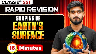 Shaping of Earth's Surface RAPID REVISION🔥 | Class 9th SST | Aadi Bhaiya 