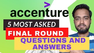 Accenture Final Round Interview Question & Answer-Fresher | Accenture Interview Question | Accenture