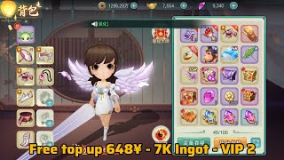 Journey on the Cloud MMO Private Server - Free Top up 648¥ - 7K Ingot - VIP2