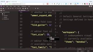 How to Configure the Code Anywhere v6 Workspace