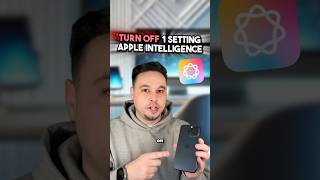 Turn OFF this 1 setting in Apple Intelligence on your iPhone 😱📴 #iphonetips #appleintelligence