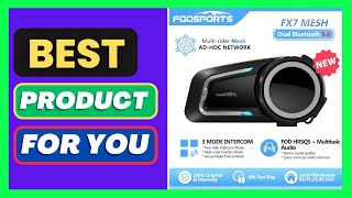 Fodsports FX7 Mesh Intercom Dual Bluetooth Headset Helmet Motorcycle