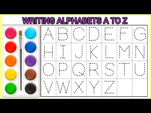 A B C D , Writing Alphabet for Kids