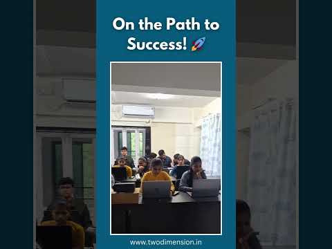 💼 Shaping the Future! 📚Here’s a glimpse into our classroom @TwoDimensionPune! ✨#students #newbatch