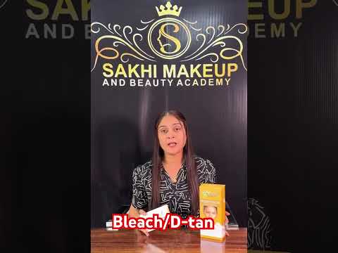 Bleach/D- tan #makeupartist #viralshorts #vaishalipatil #channel #skincare