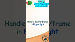 Playwright Tutorial | Handle iframe / frame in Playwright