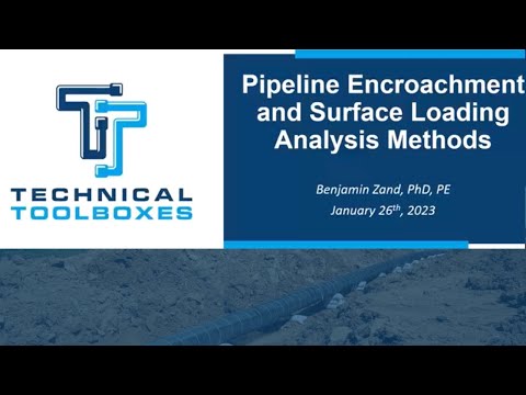 Pipeline Encroachment & Surface Loading Analysis Methods | Dr. Benjamin Zand | Technical Toolboxes