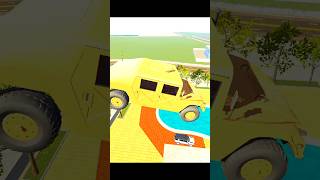 Military tank and Thar vs Franklin house challenge #franklin #secretcheatcode