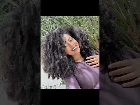 Stretching natural hair for #lengthretention