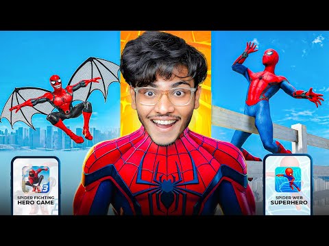 I Played Funny Spider-Man Games in Playstore