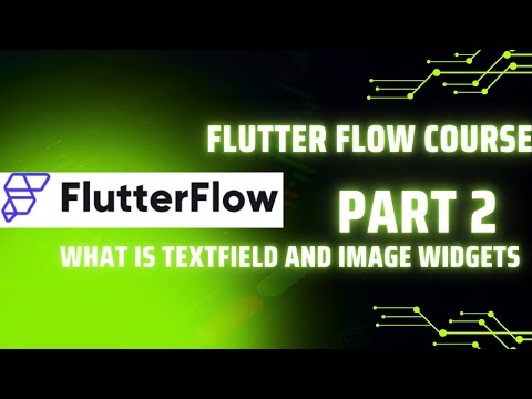text flied and image wigdet in flutter flow | complete flutter flow course 2024