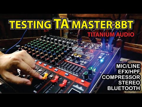 Testing Titanium Audio Master 8BT Mixer