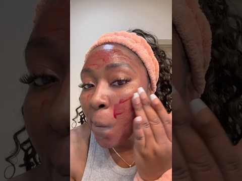 Night Time Skincare Routine🧖🏾‍♀️ #skincareforoilyskin #chemicalexfoliation #skincarenightroutine