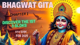 What I Learned From Krishna's Wisdom Will Change Your LIFE?The1st 3 slokas of Bhagwat Gita. #shorts