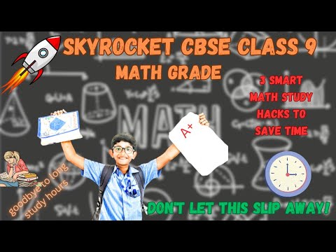 "High Scores, Low Time: 3 Clever Study Techniques for CBSE  Maths Success100%!"