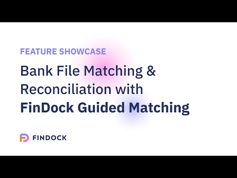 Bank File Reconciliation with Guided Matching