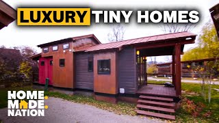 6 ULTRA LUXURIOUS TINY HOMES AROUND THE WORLD *Compilation* | Tiny House Hunting | Home.Made.Nation