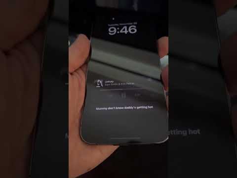 Song Lyrics on the iPhone / iOS 16.
