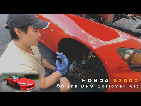 Honda S2000 FPSport Öhlins DFV Coilover Kit Installation
