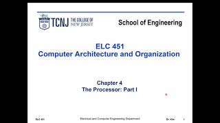 Computer Architecture Course - Chapter 4 - Processor - Part 1