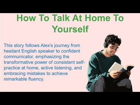 How To Talk At Home To Yourself🔥 | English Learning Tips | Graded Reading | Listen And Practice