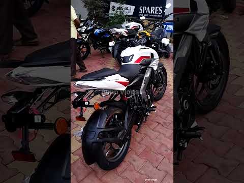 brand new bajaj pulsar N200 whitecolor 🤍 🤍 Old meter console is back #foryou #video @ymnvlogs