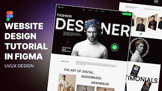 Tutorial: Fashion Website Design in Figma | UI/UX