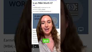 Is an MBA actually worth it?