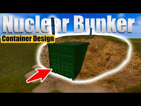 DIY Underground Fallout Shelter | Nuclear Container Bunker Plans You Can Download Today