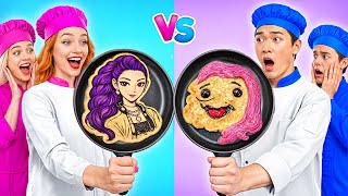 Boys VS Girls Cooking Challenge | Kitchen Hacks and Recipes by Multi DO Challenge