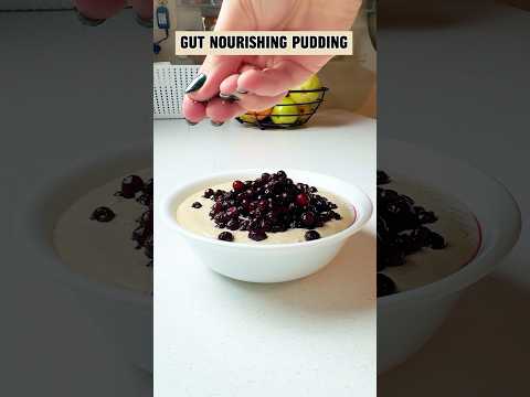 This creamy, omega-3 rich pudding supports digestion, hormone balance, and gut healing. #Shorts
