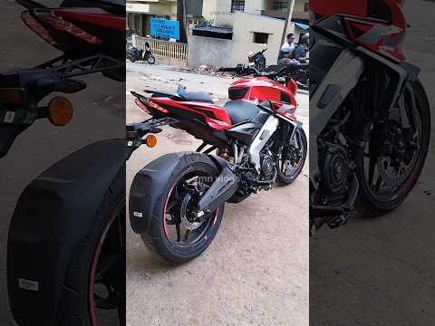 brand new bajaj pulsar NS400z redcolor ❤️ ❤️ bike  #foryou #video #ns200 @ymnvlogs