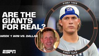 Dan Orlovsky says the Giants are ‘REAL CONTENDERS!’ 🏆 | First Take