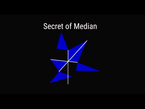 Secret of median in triangle