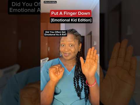 Put a finger down, Emotional kid edition #shorts #putafingerdown #emotional #fingerdown