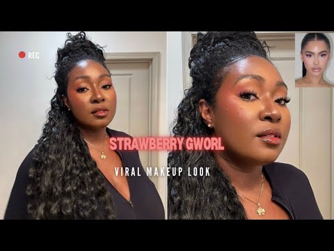 STRAWBERRY MAKEUP | TIK TOK MAKEUP LOOK