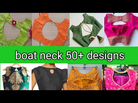 🥳🥳|| boat neck blouse designs || blouse design || blouse designs new model || blauj dizain