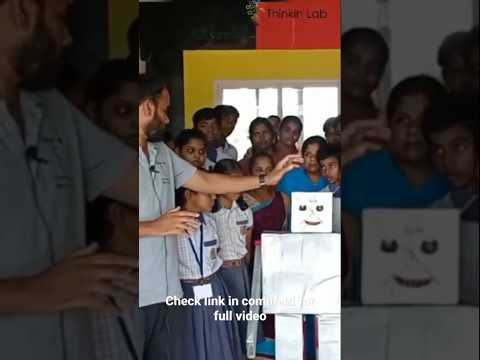 Students Built Humanoid Robot using cardboard & Arduino @hinduvidyalaya-cbseranipet6814