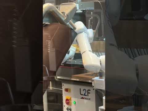 Innovation Kitchens, we got to see the FryBot in action as it automates the deep frying process.