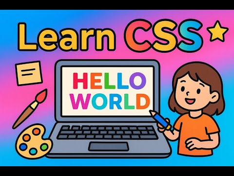 CSS for Kids & Beginners | Learn Website Styling Easily 🎨