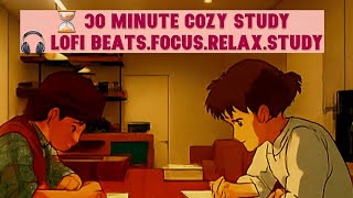 🎀30 MINUTES  TIMER :COZY STUDY 🎀🐰 #Giblivibes #studywithme #lofi #BTS #vertical #spiritedstudy ✨️