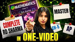 Complete RD Sharma Arithmetic Progression in One Shot | CBSE Class 10 Maths Chapter 5 🎯 Shikha Ma'am